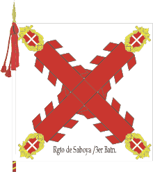 [Regimental Colour of the Regiment of Line Infantry 'Saboya' 1840-1845 (Spain)]